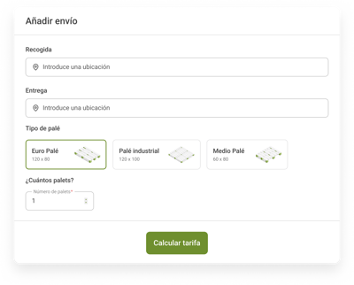Add Shipment - Courier EU - Weekly Selected