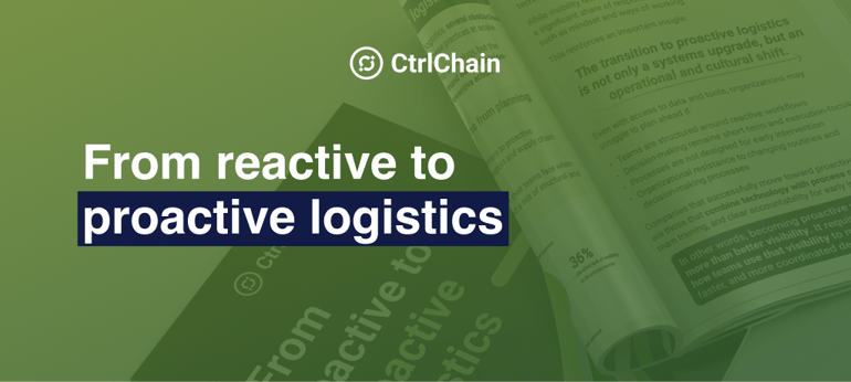 From reactive to proactive logistics