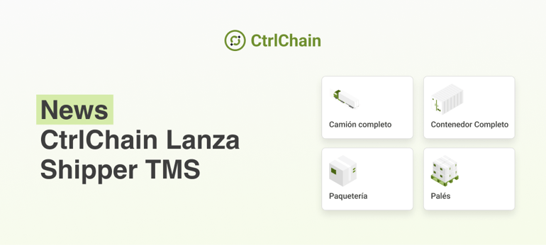 CtrlChain lanceert Shipper TMS