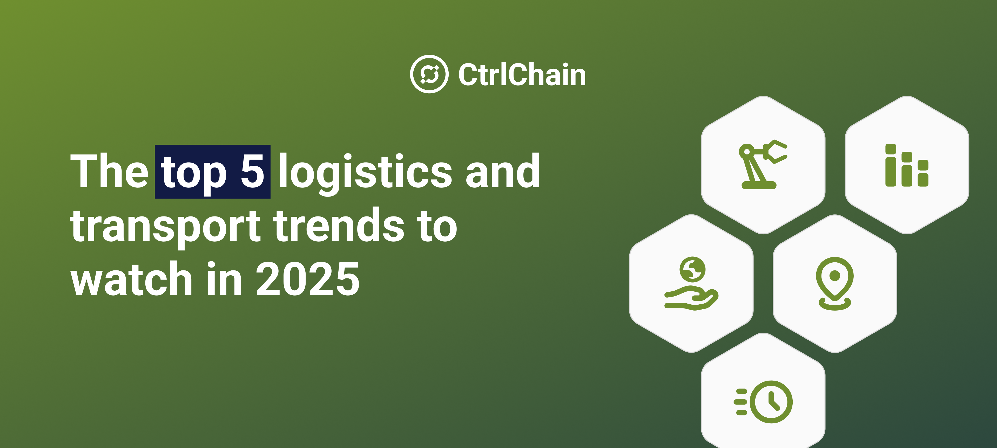 The top 5 logistics and transport trends to watch in 2025