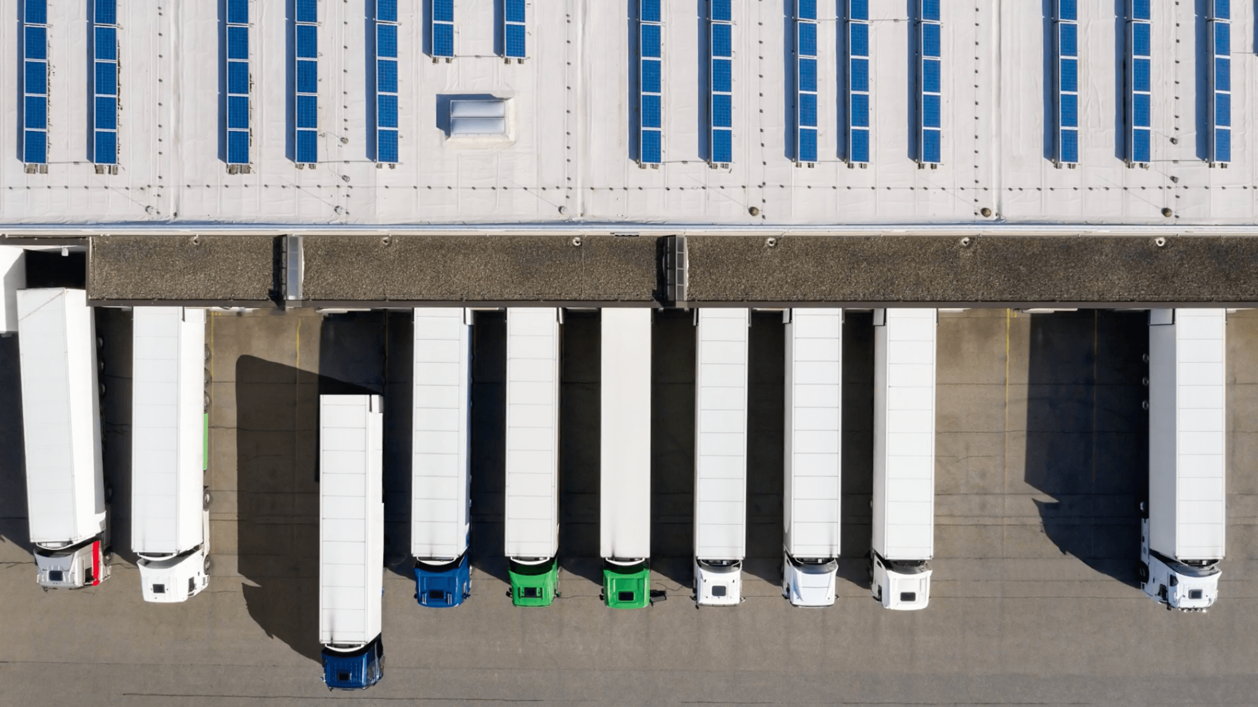 truck at a facility