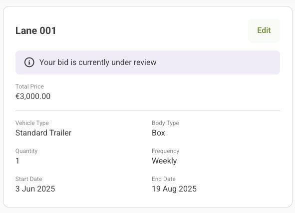 Feature Update -Improved RFP Bidding Experience